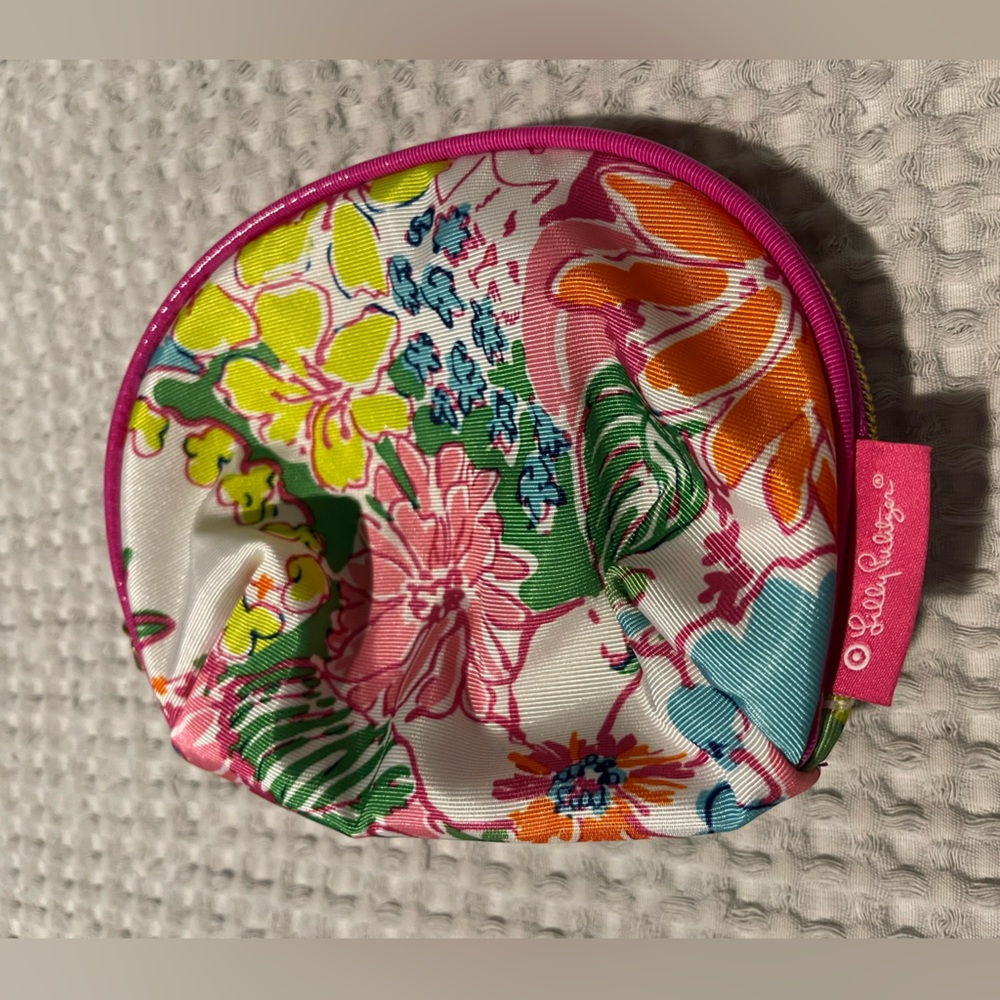 Lilly Pulitzer Colorful Floral Cosmetic Bag